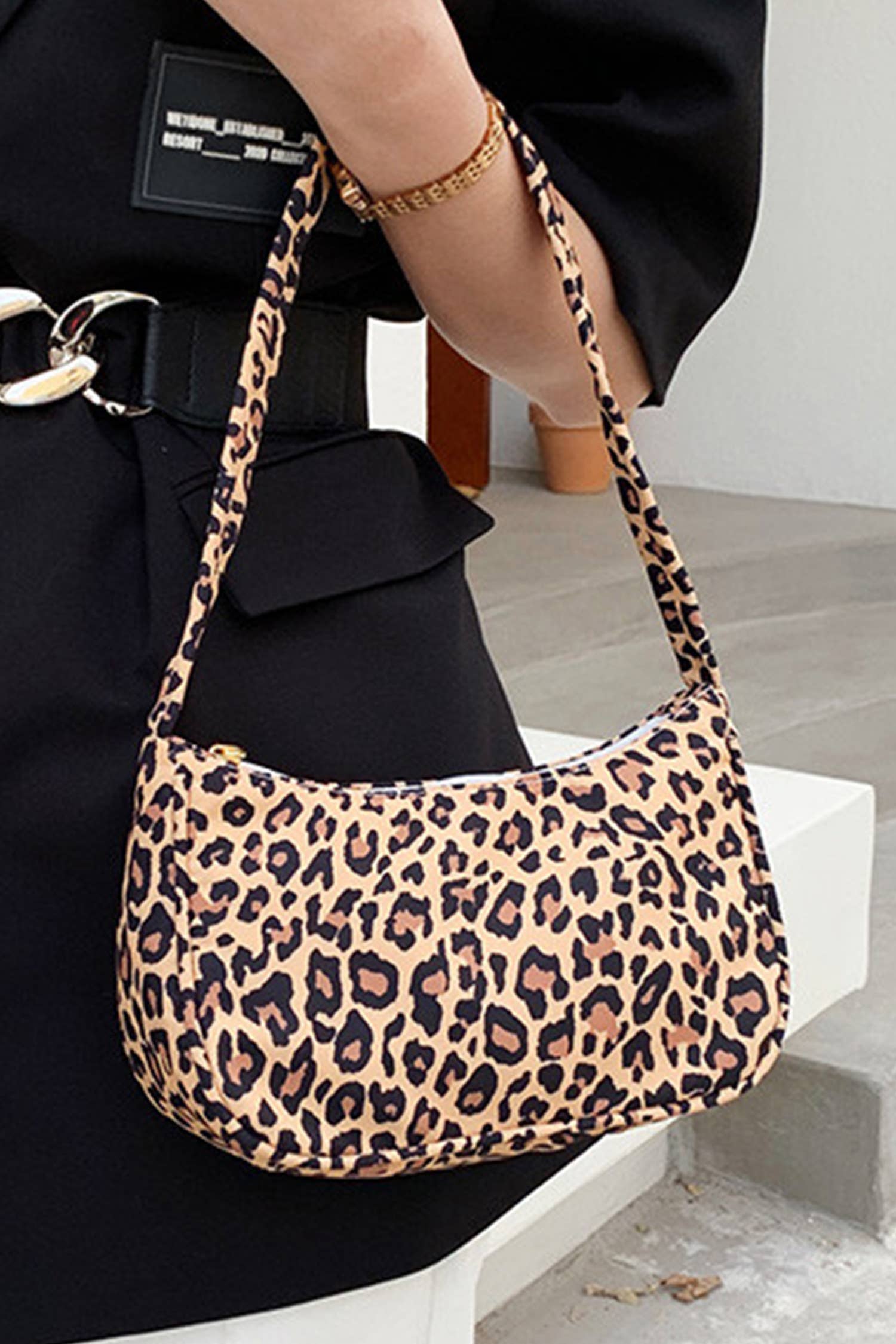 Leopard Printed Minimalist Shoulder Bag Gifts