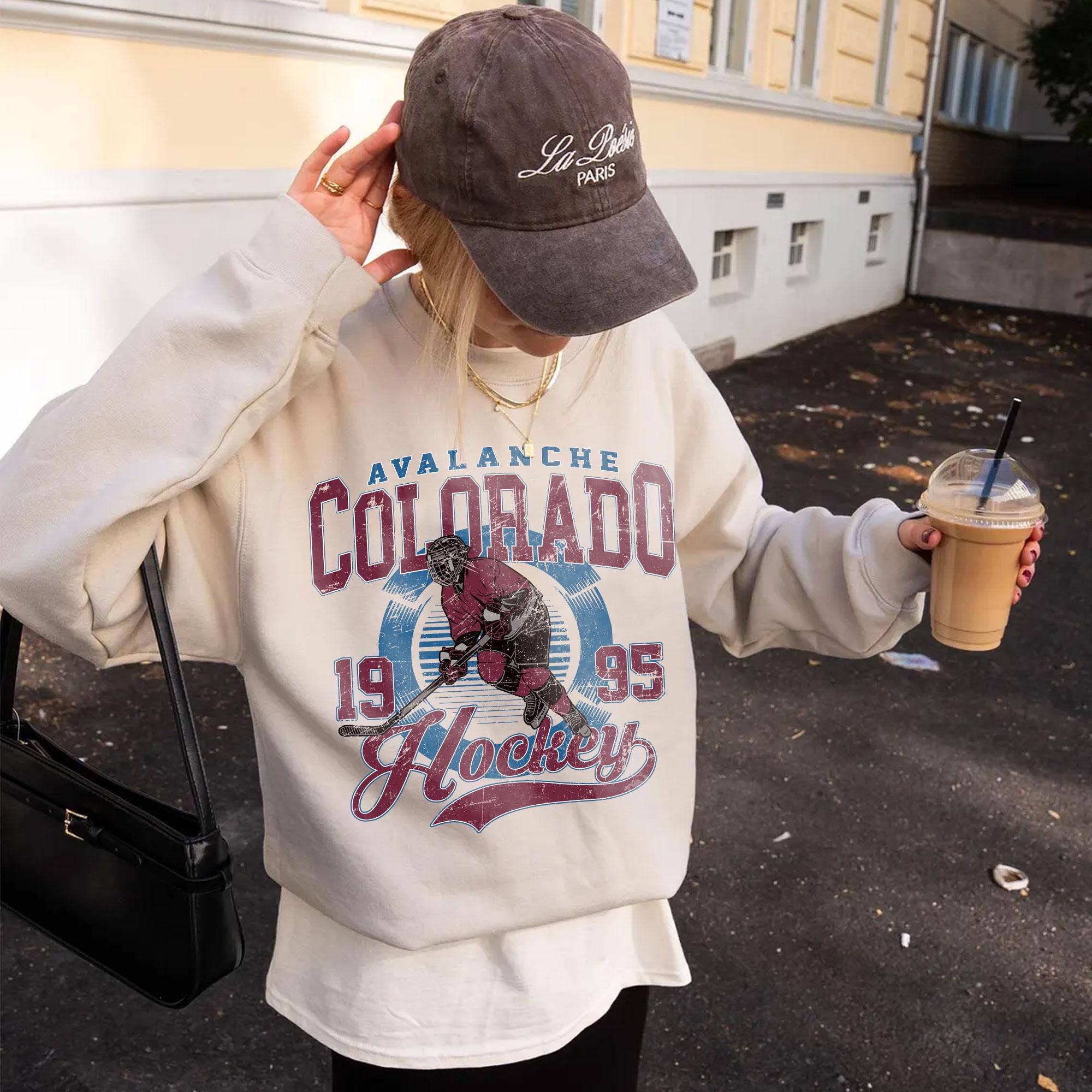 Vintage Colorado Avalanche Hockey Sweatshirt