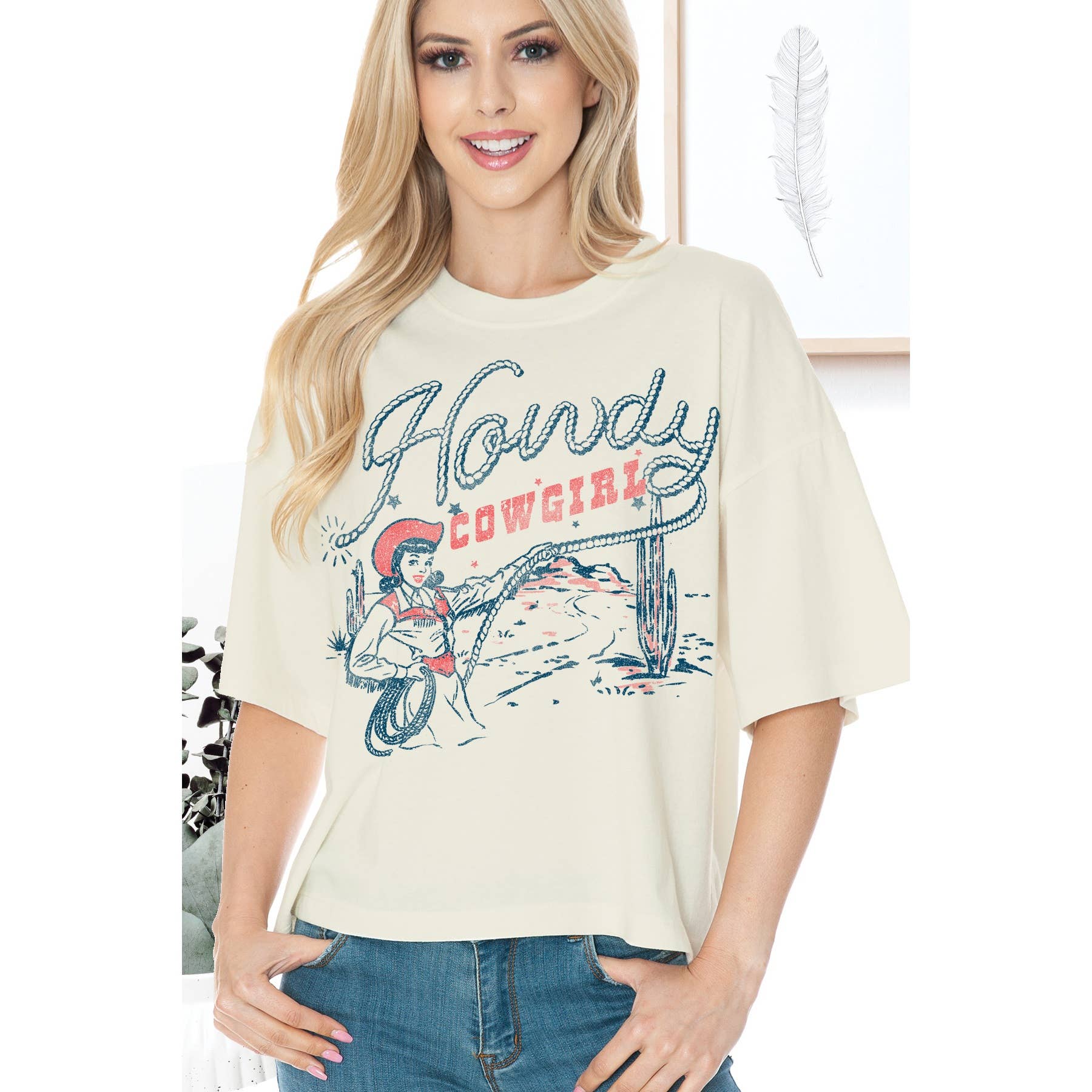 Howdy Cowgirl - Cropped Top