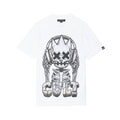 Cult's Short Sleeve Crew Neck Tee "Evolution" in White