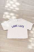 Lake Life Cropped Mineral Graphic Top