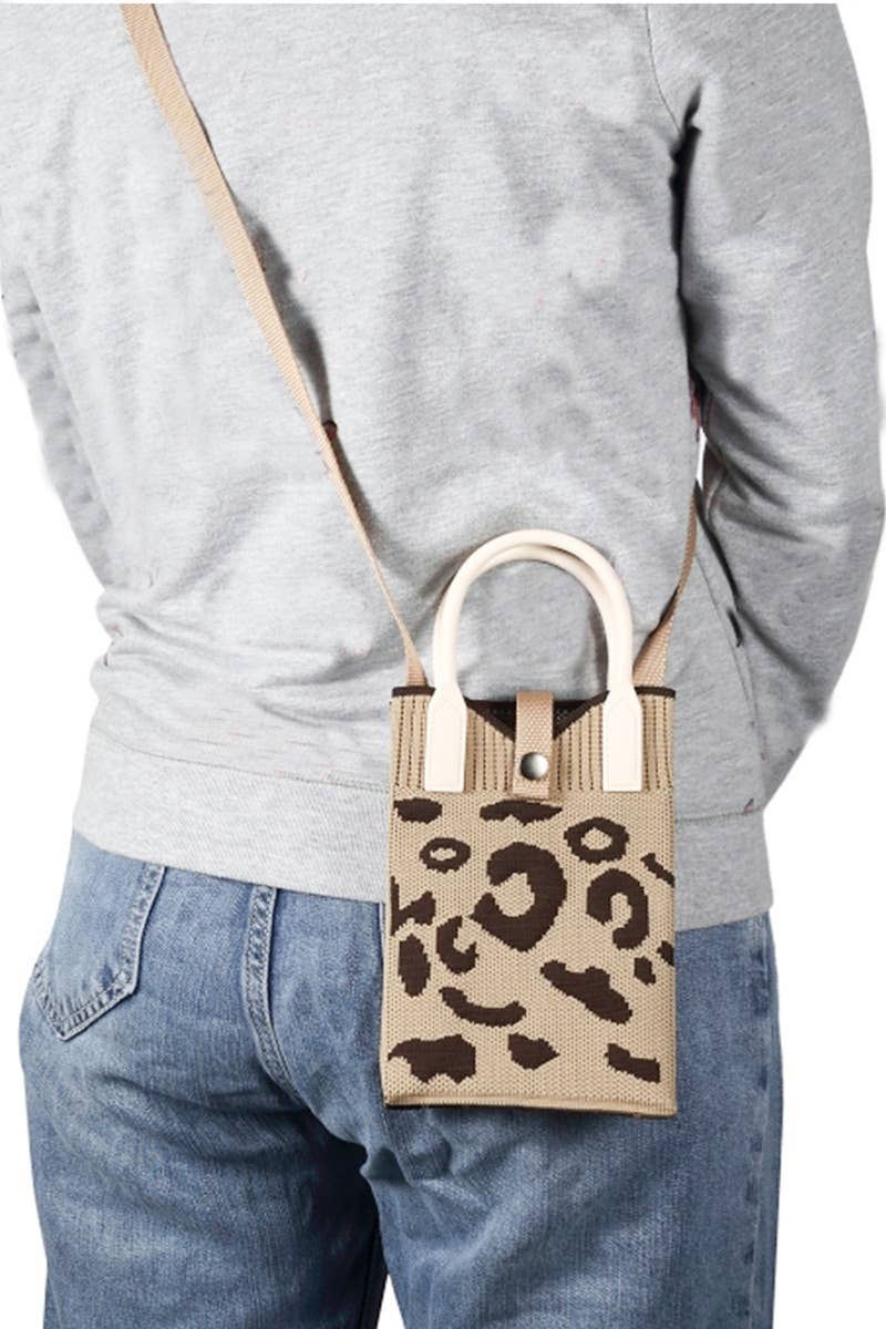 .._ 1110 Leopard Canvas Minimalist Bag SI-29045