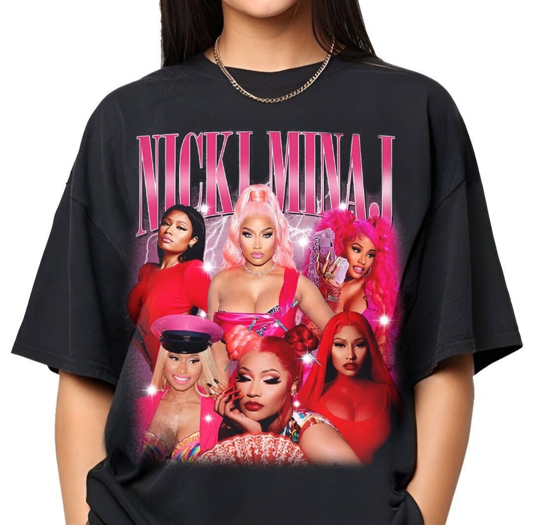 Nicki Minaj Fan Shirt Rapper Homage Graphic Tee