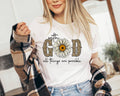 God Sunflower - Christian Church Jesus Easter T-Shirt