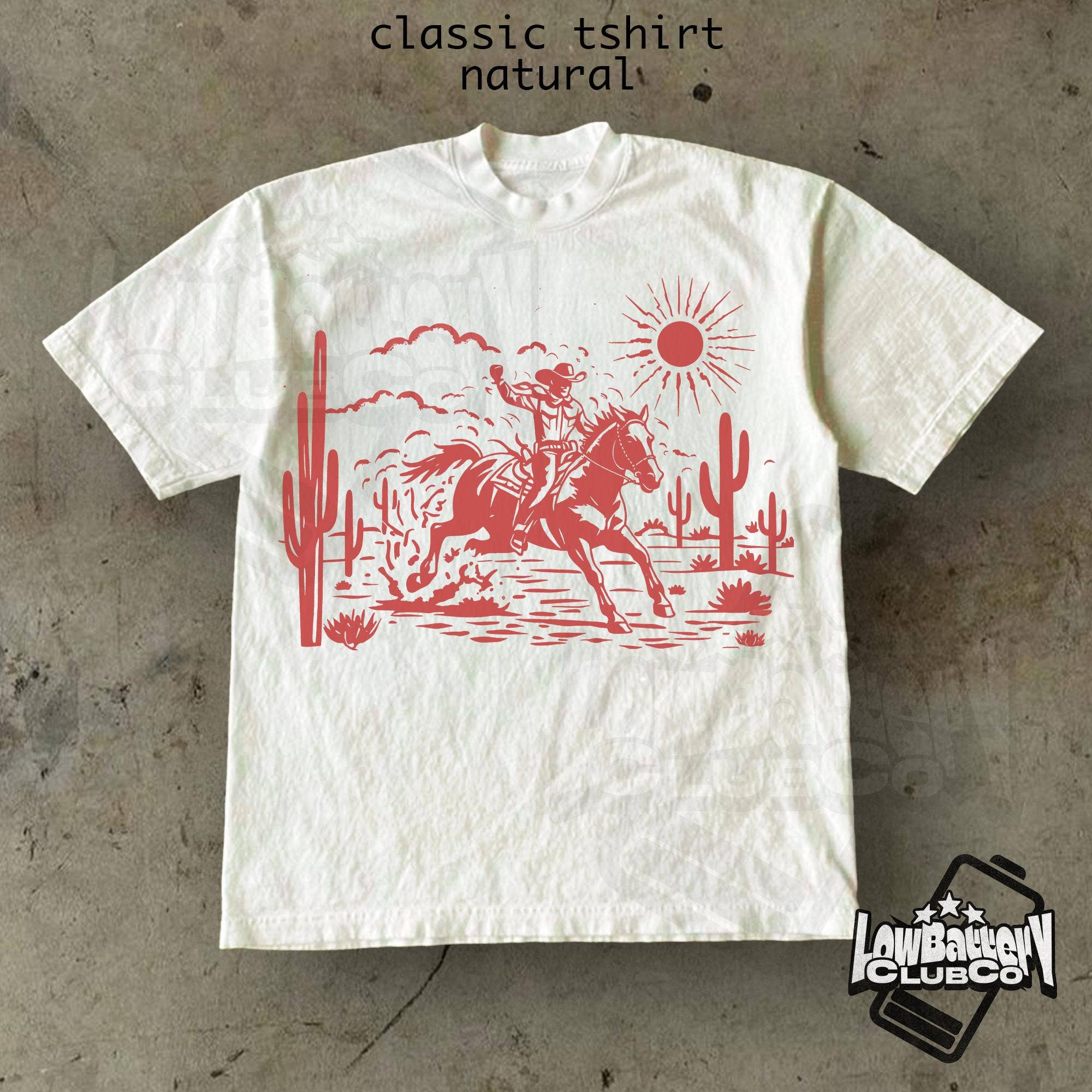 Vintage Cowboy Graphic Tee, Retro Rodeo Shirt