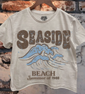 Seaside Beach Summer of 1989 Vintage Regular Cropped T Shirt