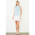 Sleeveless Round Neck Denim Dress