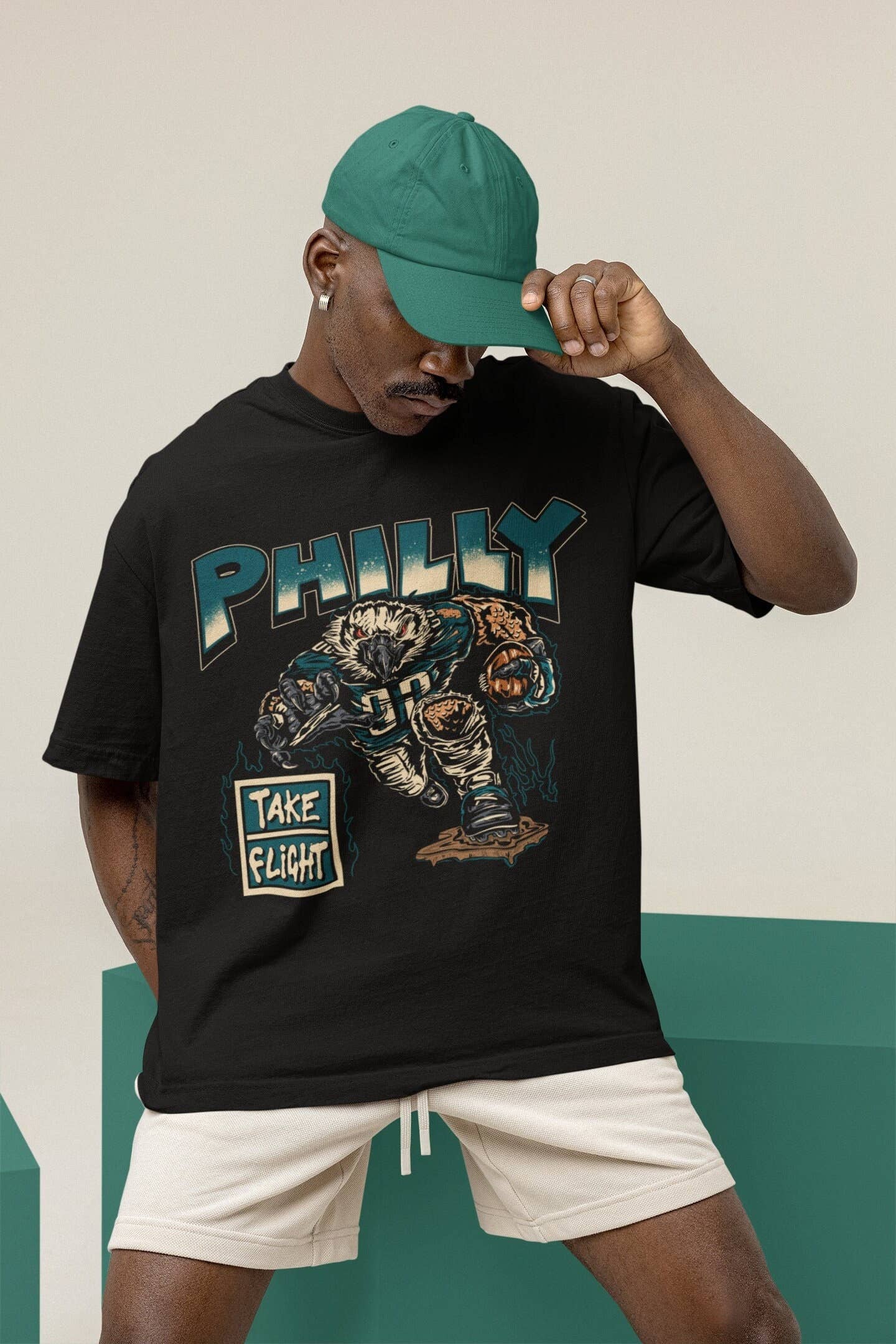 Philadelphia Football Vintage Graphic T-Shirt