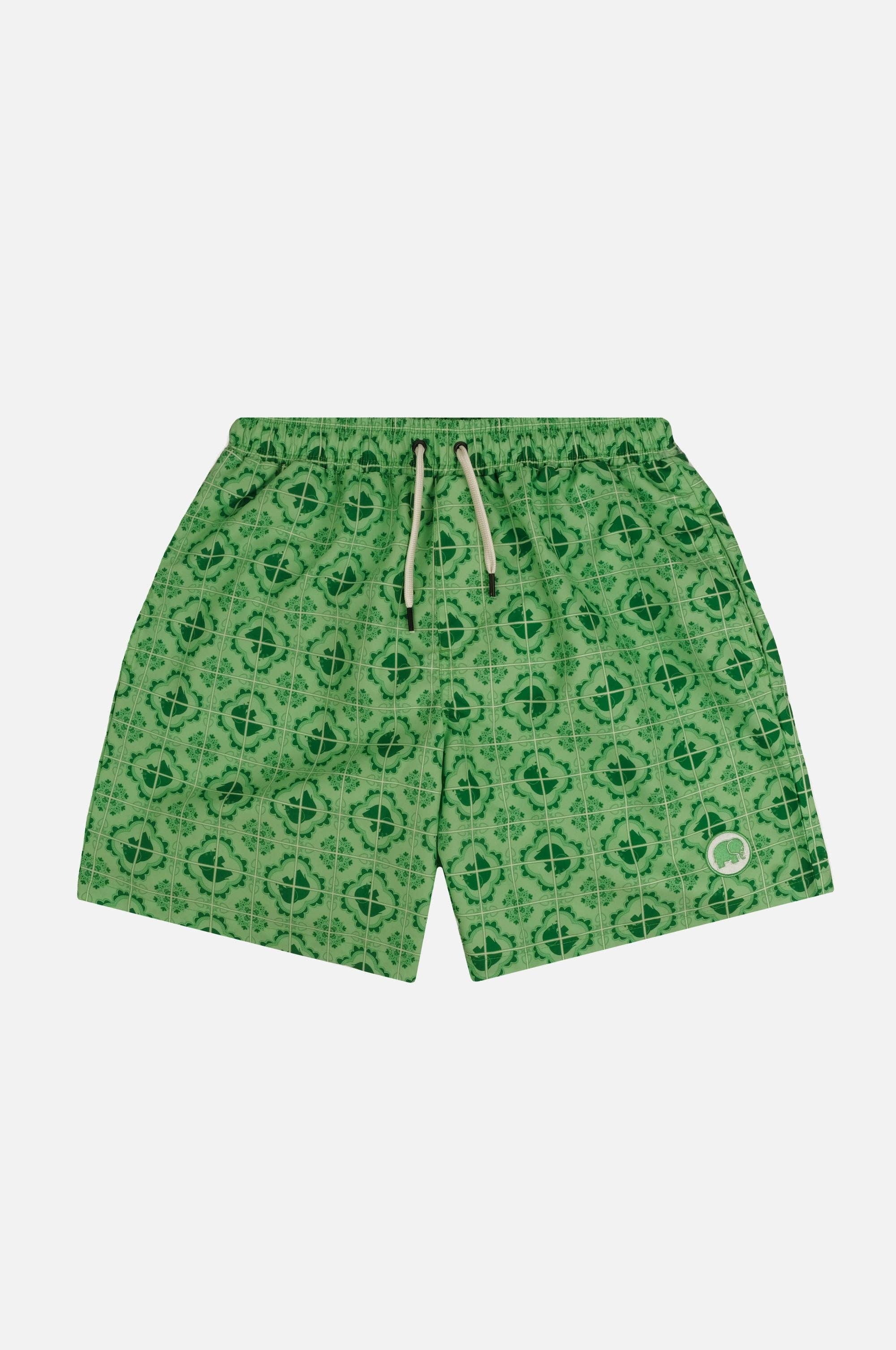 Tiles Seaqual®Yarn Swim Trunks Aqua Green