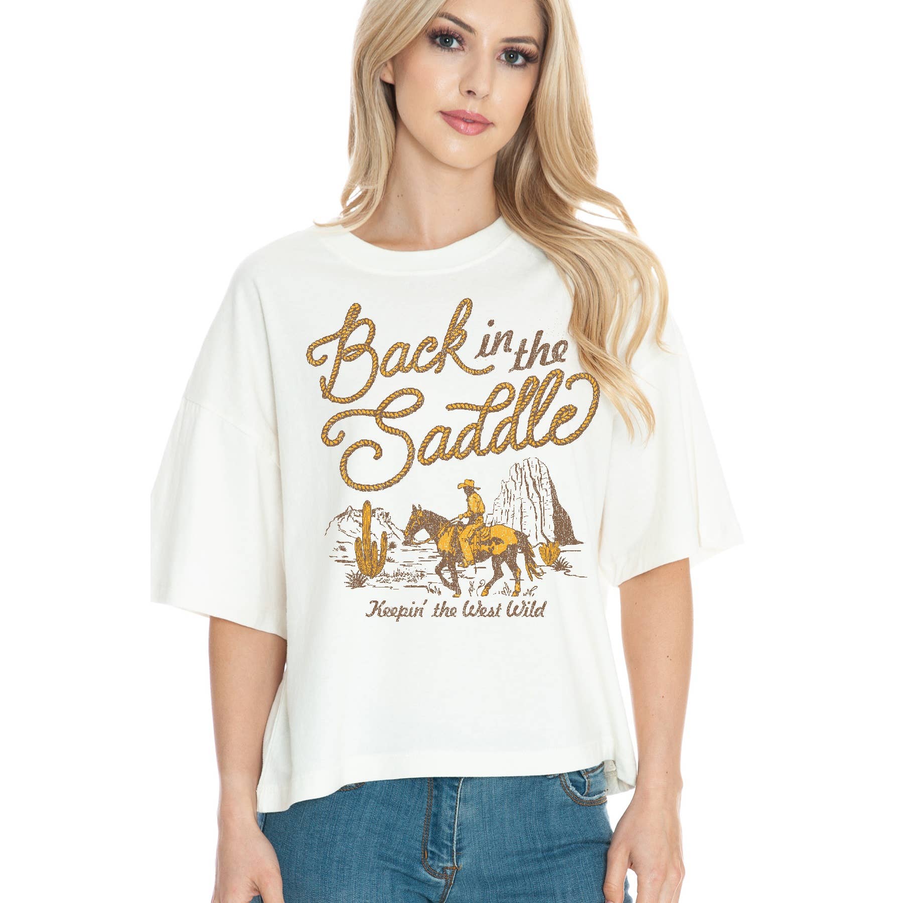 Back in the Saddle - Cropped Top