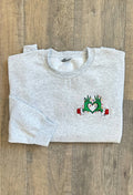 Embroidered Grinch Heart