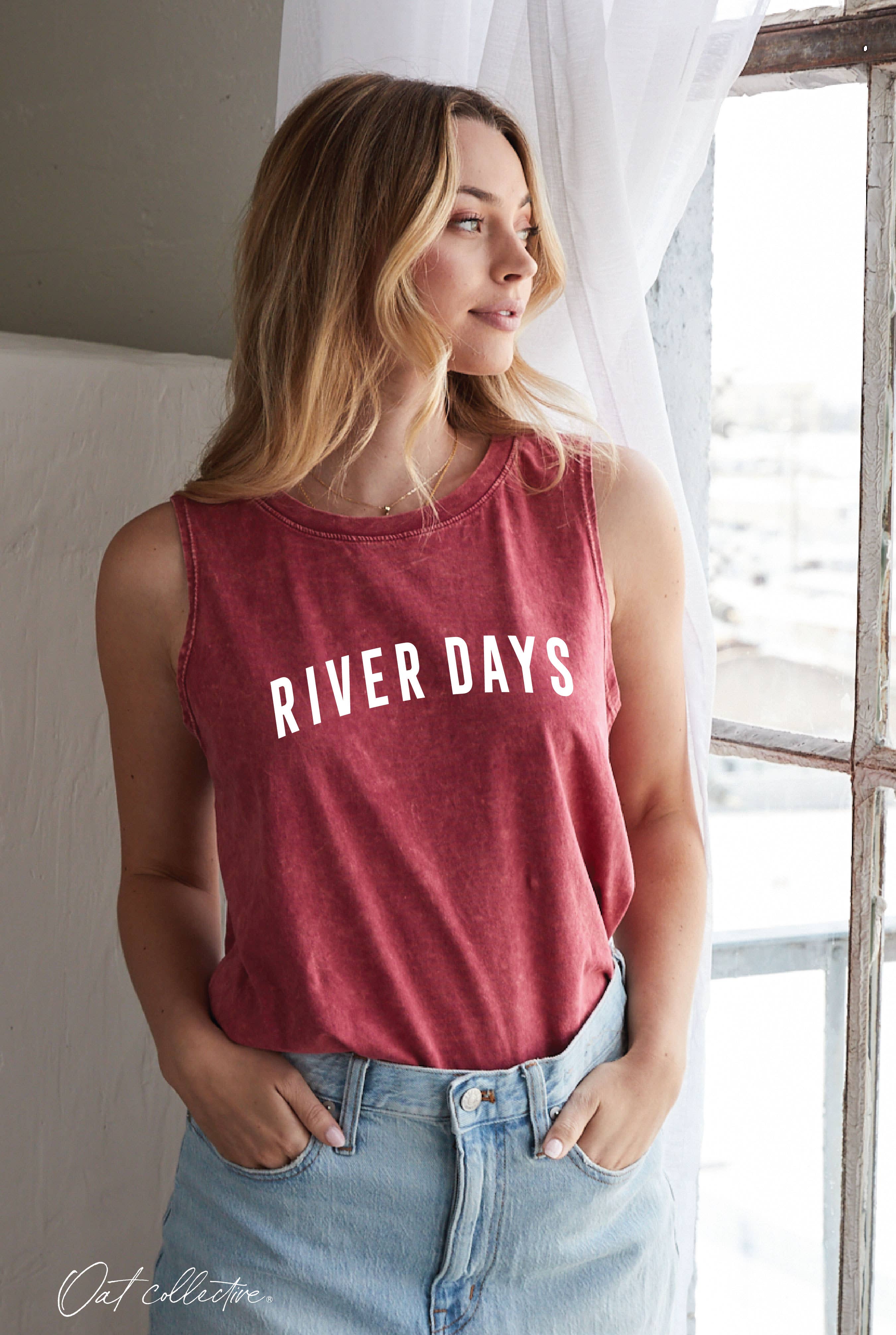 River Days Mineral Graphic Tank Top