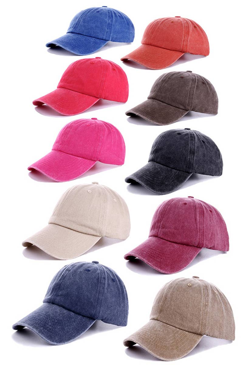 ._ Washed Trucker Hat Baseball Cap