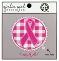 Decal/Sticker Cure Ribbon Plaid 2153