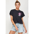 Snowman Christmas Vintage  Graphic Crop Top