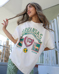 Arkansas Patch Off White Thrifted Graphic Tee