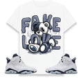 Cartoon Bear Fake Love Graphic Tee - Cool Streetwear Shirt