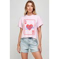 Love Card Quote Graphic Crop Top