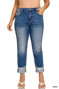 .0303 Plus Cuffed Skinny Denim Pants SI-29568