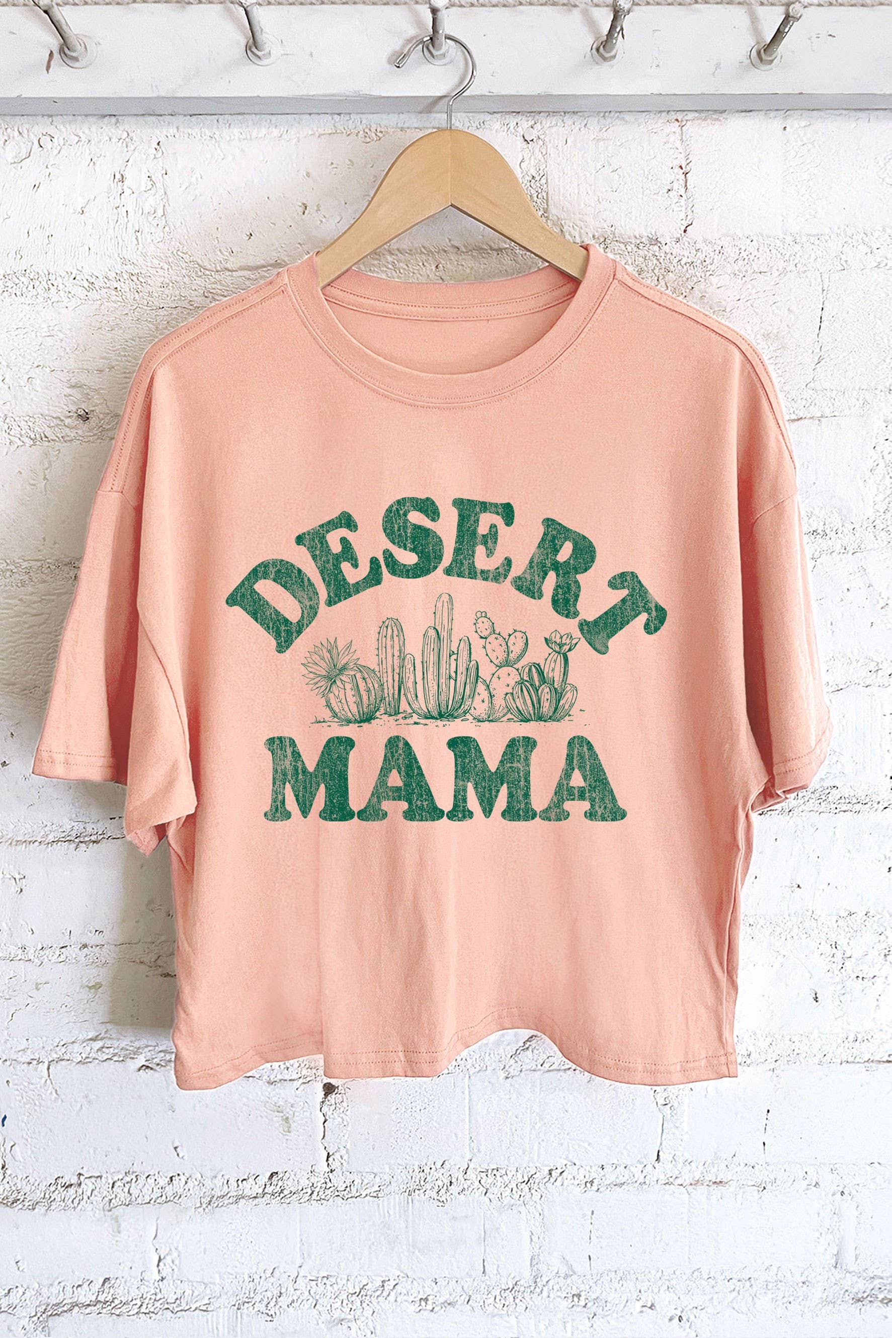 Desert Mama Graphic Long Crop Top