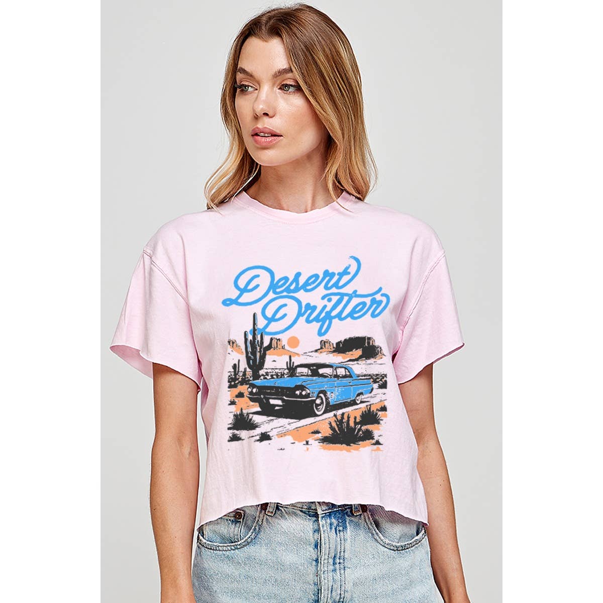 Desert Drifter Vintage  Graphic Crop Top