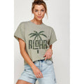 Aloha Vintage  Graphic Crop Top