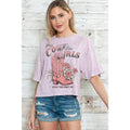 Cowgirls - Mineral Wash Cropped Top
