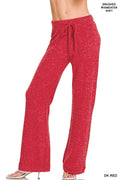 1218 Brushed Hacci Drawstring Soft Pants SI-27034