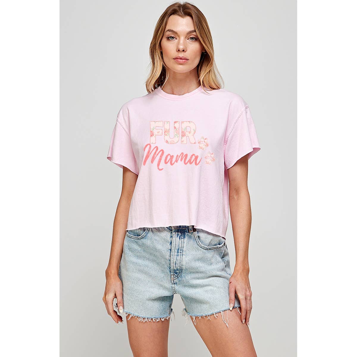 Fur Mama Graphic Crop Top