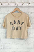 Game Day Graphic Short Crop Top
