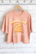 Sunkissed Seas the Day Graphic Long Crop Top