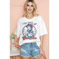 God Bless Cow Girl- Cropped Top