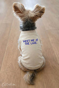 Meet Me At the Lake Premium Cotton Mineral Pet Tank