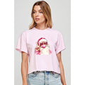 Santa Christmas Vintage Graphic Crop Top