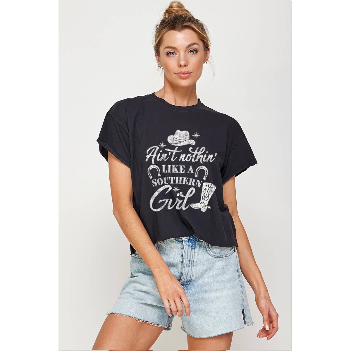 Southern Girl Graphic Crop Top
