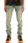 Stud Spike Skinny Jeans
