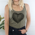 Trunk Heart Ladies Tank Top 032