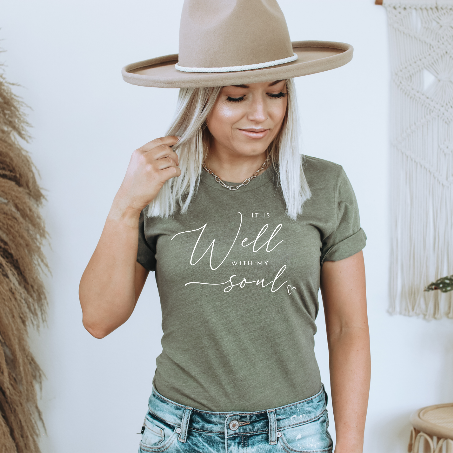 It Is Well with My Soul Christian Hymn Graphic Tee Shirt