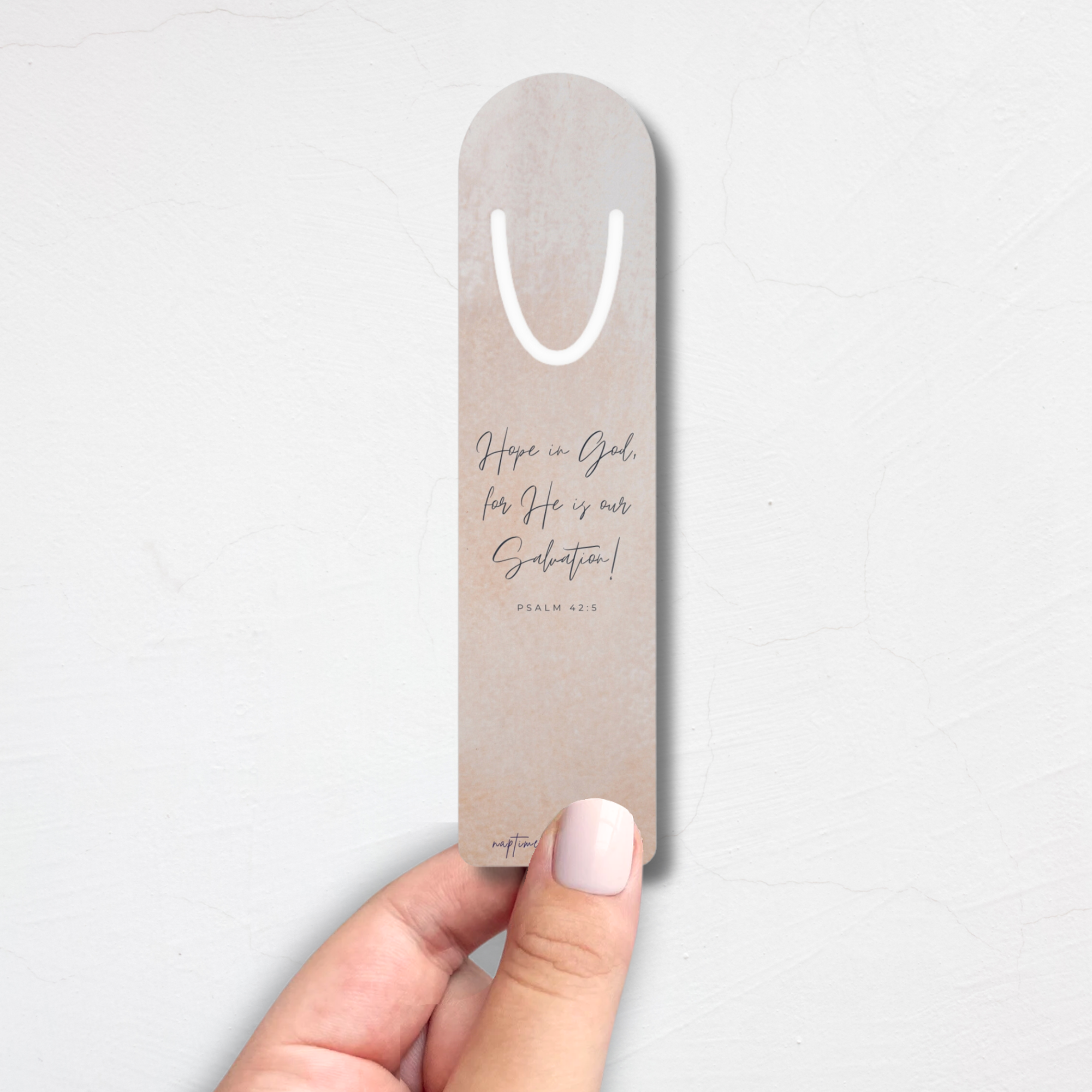 Hope in God For He Is Our Salvation Psalm 42:5 Metal Christi