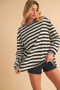 8433FN Onida Stripe Top