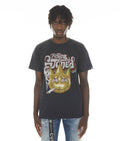 Short Sleeve Crew Neck Tee Rolling Stoned Ac Dc Wash