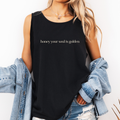 Honey Your Soul Is Golden, Positivity Mental Health Tank Top
