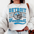 Vintage Detroit Lions Football Sweatshirt, Retro Crewneck