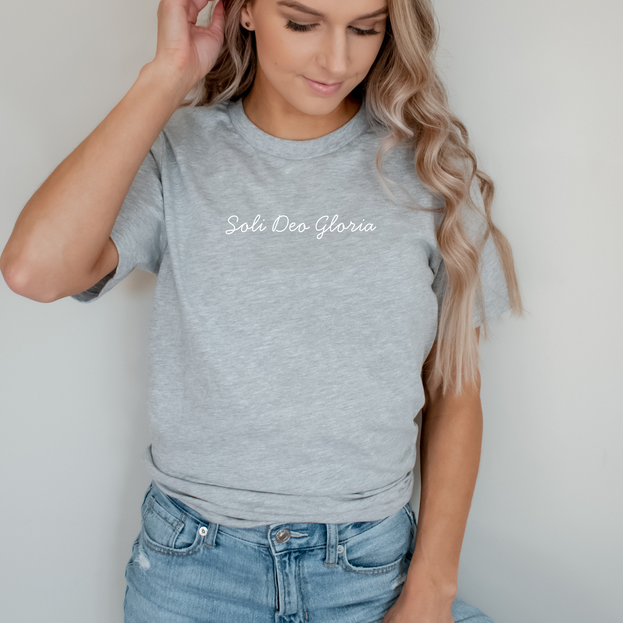 Soli Deo Gloria Women's Christian Graphic T-Shirt