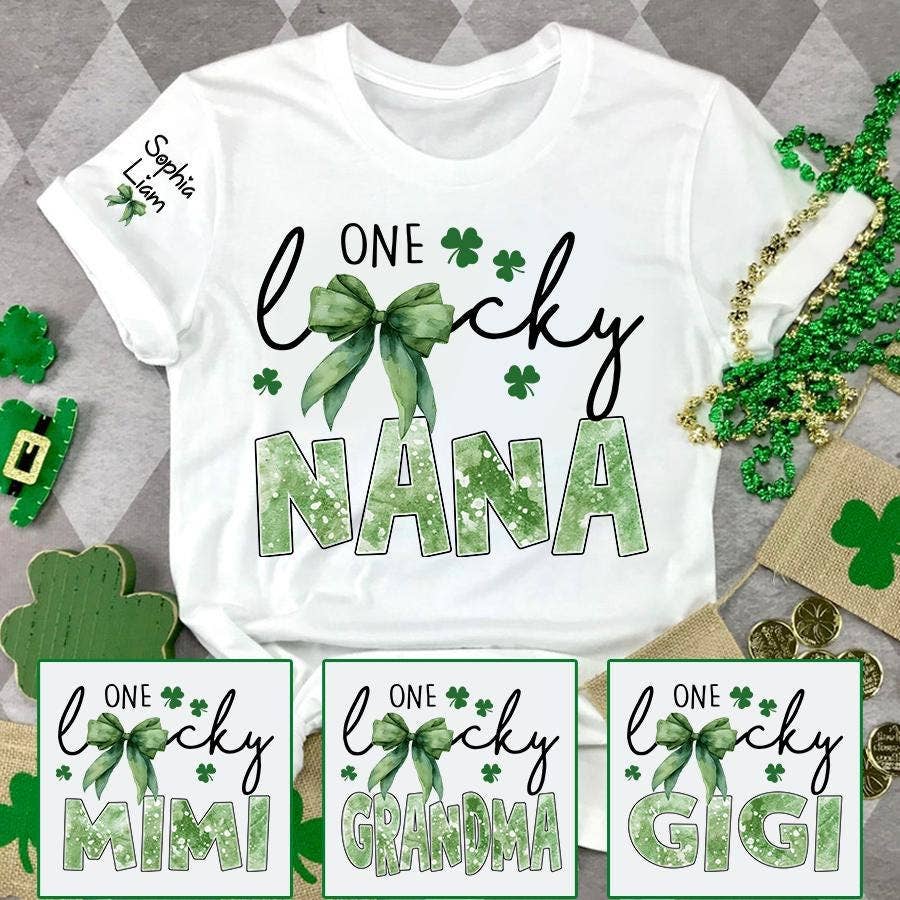 One Lucky Nana Shamrock St Patrick's Day Gift