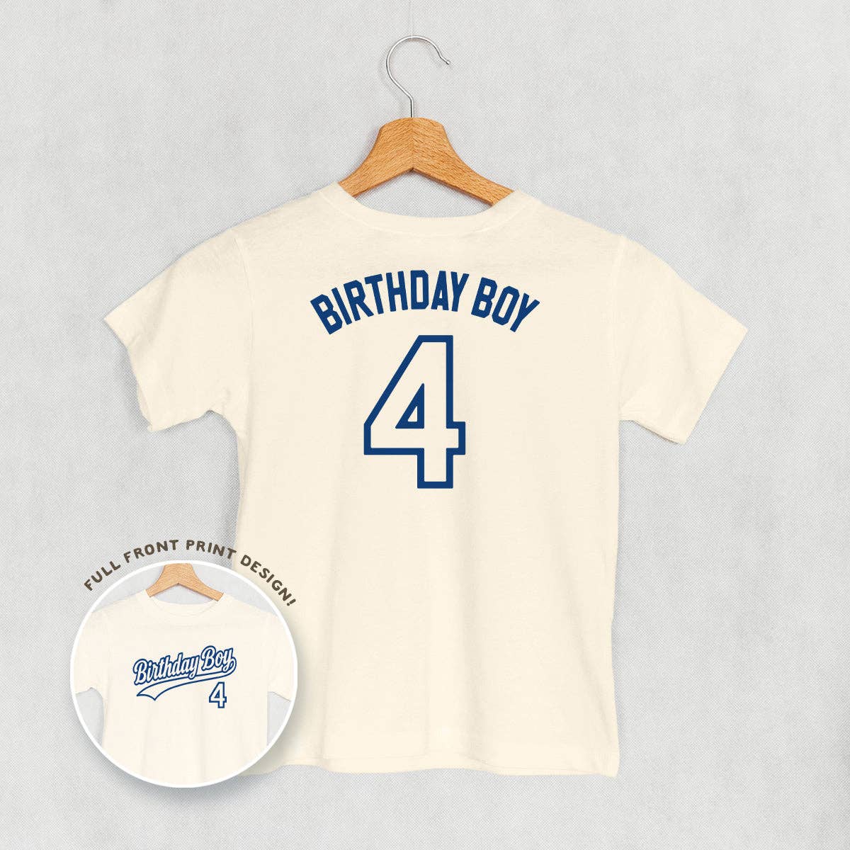 Birthday Boy Varsity #4 (Kids Back Print)