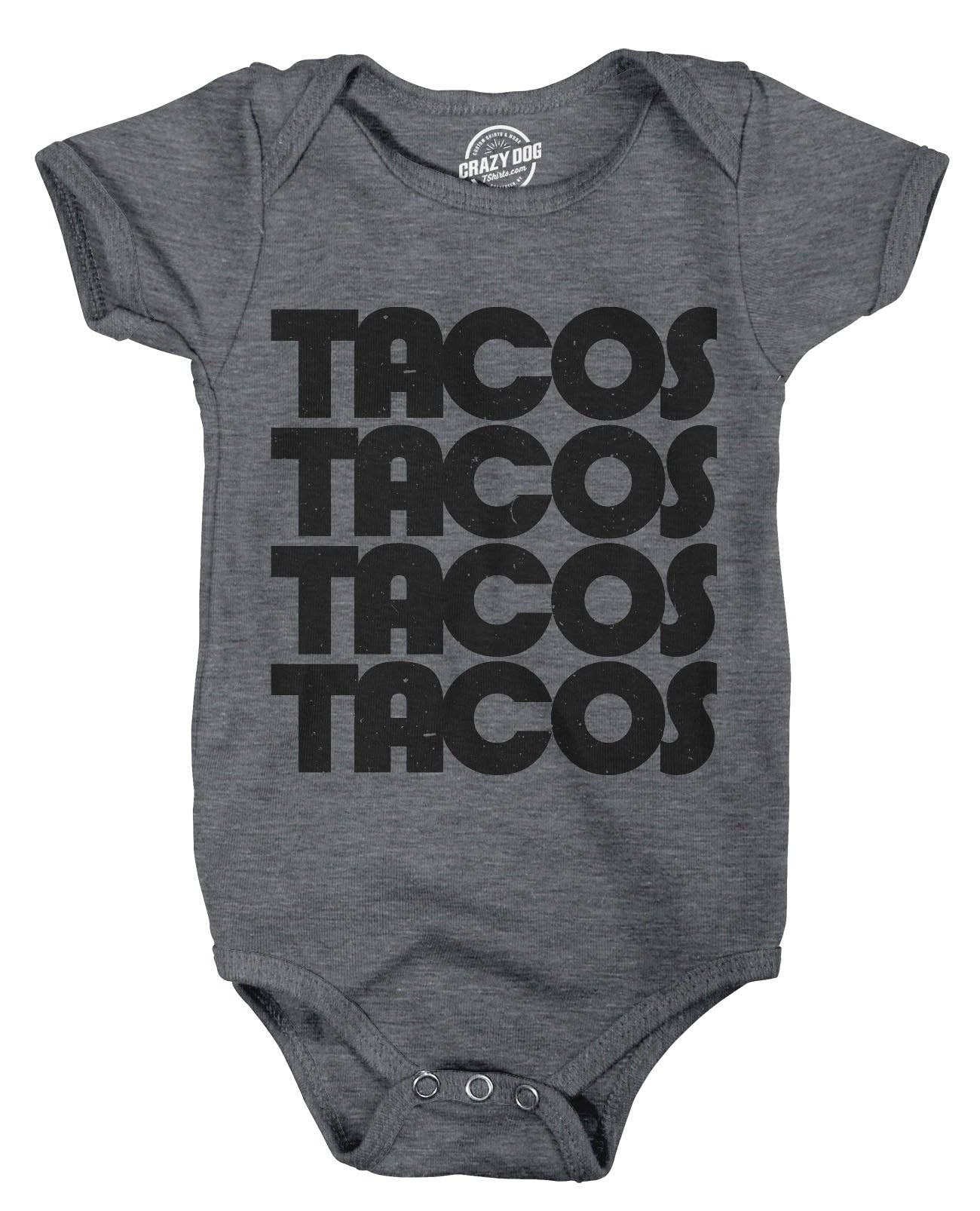 Tacos Tacos Tacos Baby Bodysuit