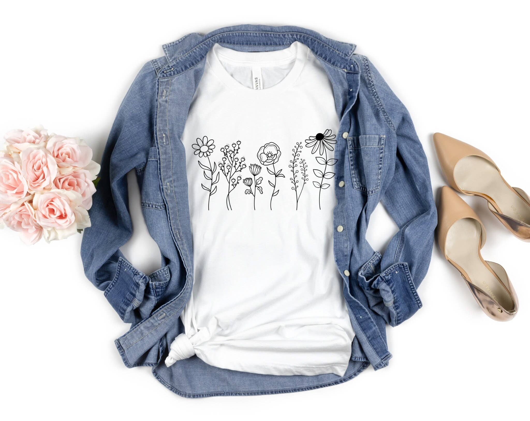 Wildflower T-Shirt Floral Nature Lover