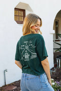 There's Joy in the House Cropped Mineral Graphic Top