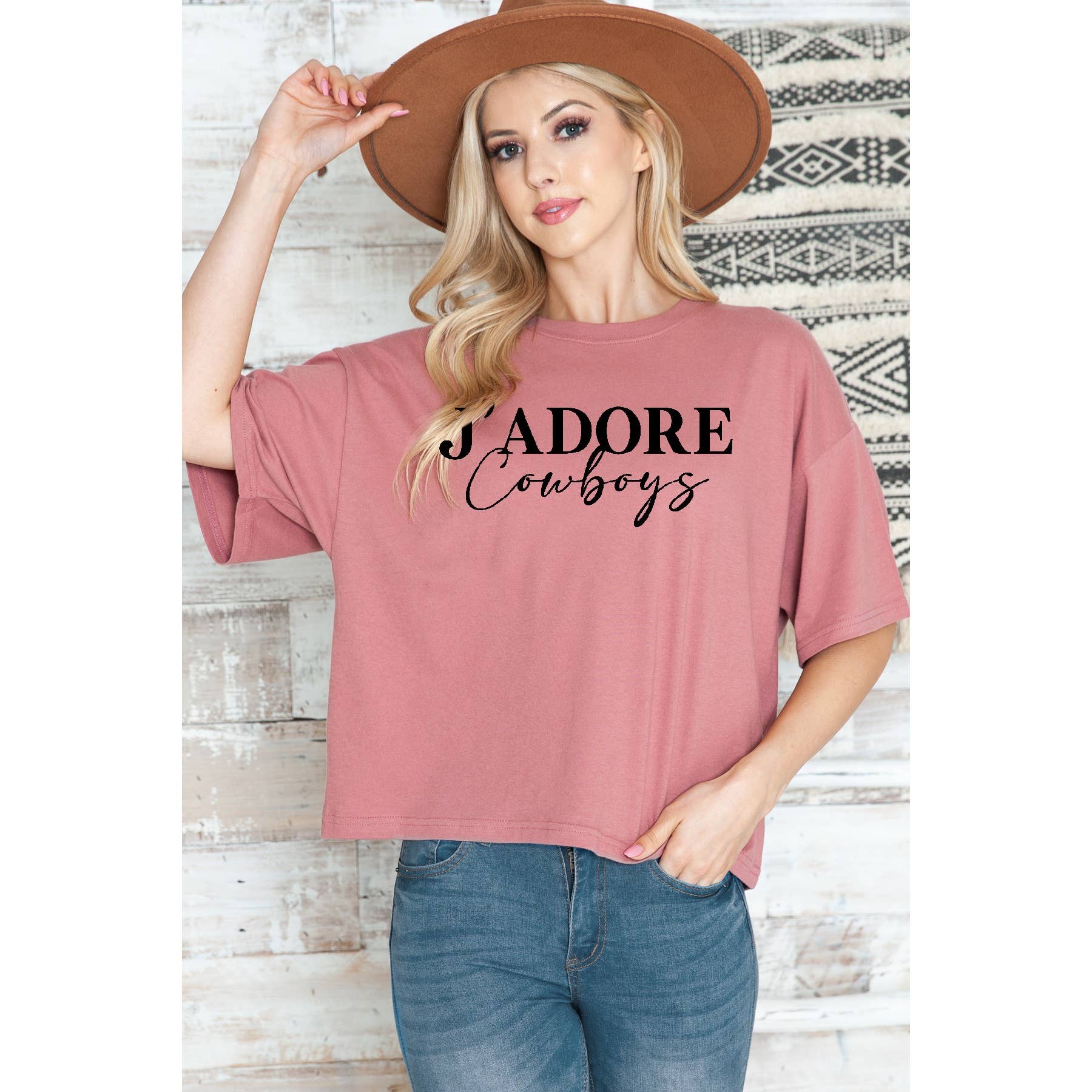Jadore Cowboys - Cropped Top